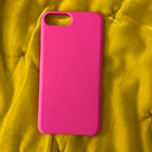 Hot pink iPhone case